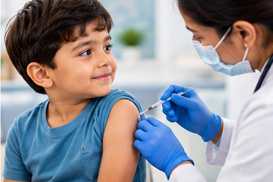 Vaccination in children